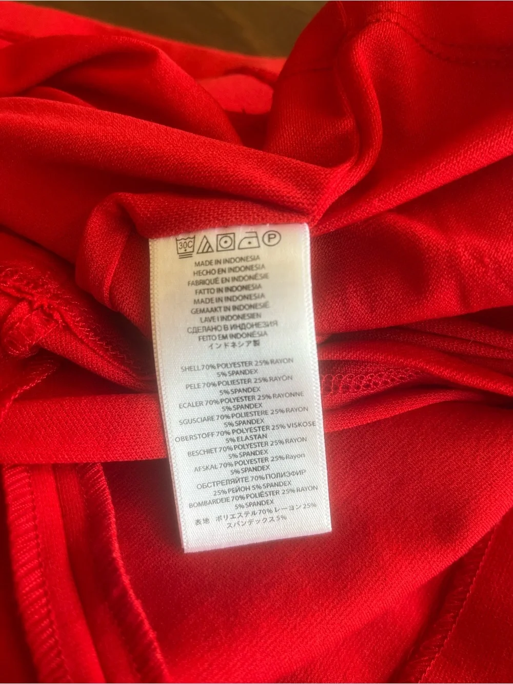Michael Kors Red Mini Dress with Gold Zipper Details